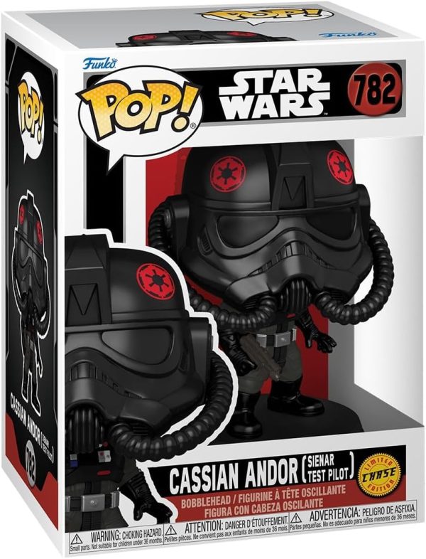 Funko Pop! Star Wars: Andor - Cassian Andor (Sienar Test Pilot) - 1/6 Odds for Rare Chase Variant - Collectable Vinyl Figure - Gift Idea - Official Merchandise - Toys for Kids & Adults