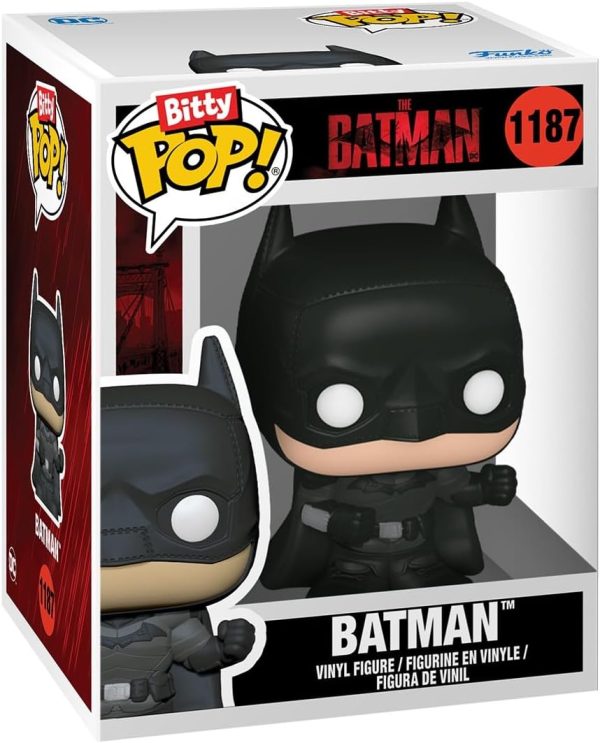 Funko Bitty POP! Batman 85th - Catwoman. 4-Pack and A Surprise Mystery Mini Figure - 0.9 Inch (2.2 Cm) - DC Comics Collectable - Stackable Display Shelf Included - Gift Idea - Party Bags Stocking