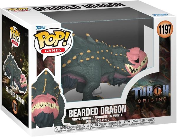 Funko Pop! Games: Turok Origins - Bearded Dragon - Collectable Vinyl Figure - Gift Idea - Official Merchandise - Toys for Kids & Adults - Video Games Fans - Model Figure for Collectors & Display