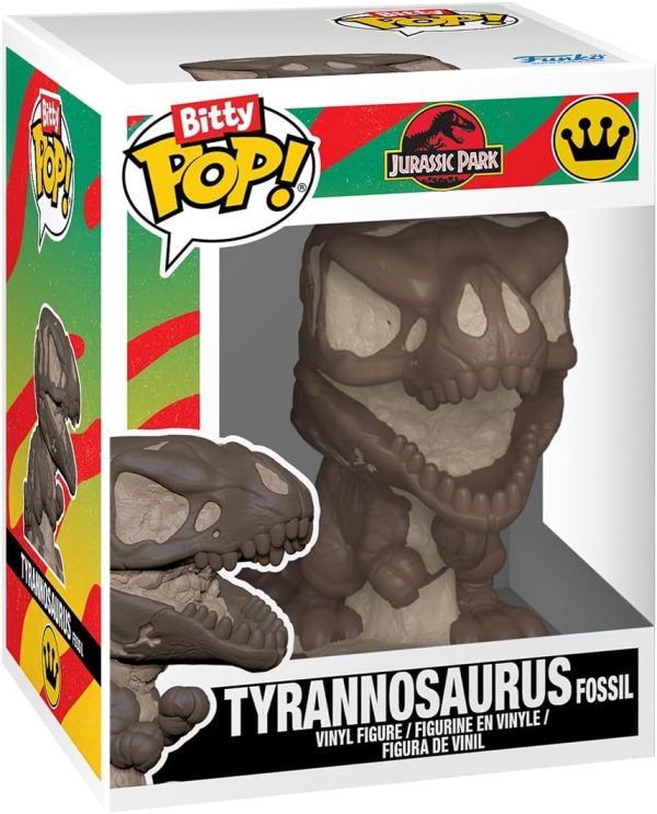 Funko Bitty Pop! Jurassic Park: John Hammond. Tyrannosaurus Fossil. Stygimoloch. and Velociraptor. with a 1 in 6 Chance for a Mystery Figure - 0.9 Inch (2.2 Cm) Collectable - Gift Idea - Cake Topper