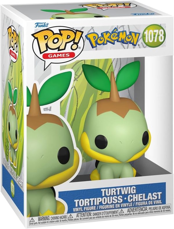 Funko Pop! Games: Pokemon - Turtwig - Collectable Vinyl Figure - Gift Idea - Official Merchandise - Toys for Kids & Adults - Video Games Fans - Model Figure for Collectors and Display