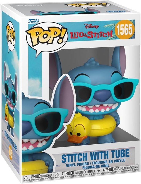Funko Pop! Disney: Lilo and Stitch - Stitch with Tube - Collectable Vinyl Figure - Gift Idea - Official Merchandise - Toys for Kids & Adults - Cartoon/Animation Fans - Model Figure for Collectors