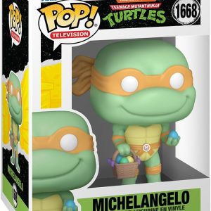 Funko POP! Vinyl: Teenage Mutant Ninja Turtles (TMNT) Easter - Michelangelo - Teenage Mutant Ninja Turtles Retro/Classic - Collectable Vinyl Figure - Gift Idea - Official Merchandise