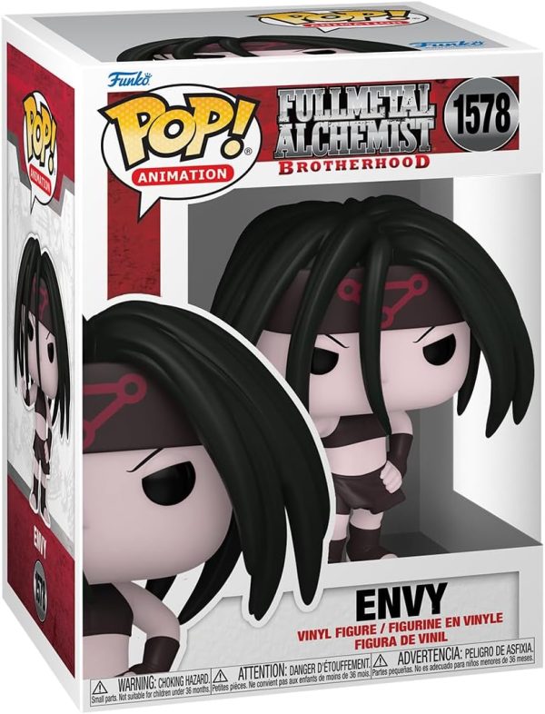 Funko Pop Animation: Fullmetal Alchemist: Brotherhood - Envy - Full Metal Alchemist - Collectable Vinyl Figure - Gift Idea - Official Merchandise - Toys for Kids & Adults - Anime Fans