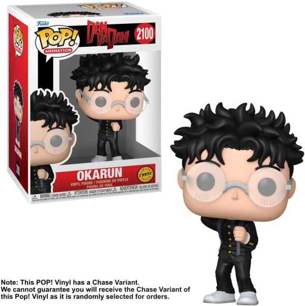 Funko Pop! Animation: Dandadan - Okarun (Transformed) - 1/6 Odds for Rare Chase Variant - Collectable Vinyl Figure - Gift Idea - Official Merchandise - Toys for Kids & Adults - Anime Fans