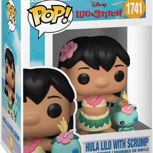 Funko Pop! & Buddy: Lilo & Stitch - Hula Lilo with Scrump - Collectable Vinyl Figure - Gift Idea - Official Merchandise - Toys for Kids & Adults - Disney Fans - Model Figure for Collectors