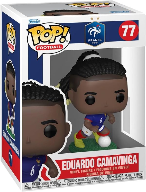Funko Pop! Football: France - Eduardo Camavinga - World Cup 2026 - France - Collectable Vinyl Figure - Gift Idea - Official Merchandise - Toys for Kids & Adults - Sports Fans