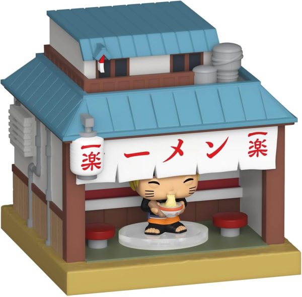 Funko Pop! Bitty Town: Naruto Shippuden - Ichiraku Ramen - Naruto Uzumaki - 0.9 Inch and 2 Inch (5.1 Cm) - Anime Collectable - Gift Idea - Toys for Kids & Adults