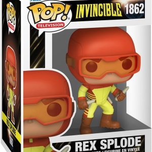 Funko Pop! Animation: Invincible - Rex Splode - 1/6 Odds for Rare Chase Variant - Collectable Vinyl Figure - Gift Idea - Official Merchandise - Toys for Kids & Adults - TV Fans - Figure for Collectors