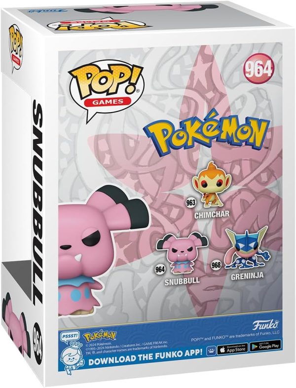 Funko Pop Games: Pokemon - Snubbull - Collectable Vinyl Figure - Gift Idea - Official Merchandise - Toys for Kids & Adults - Video Games Fans - Model Figure for Collectors and Display
