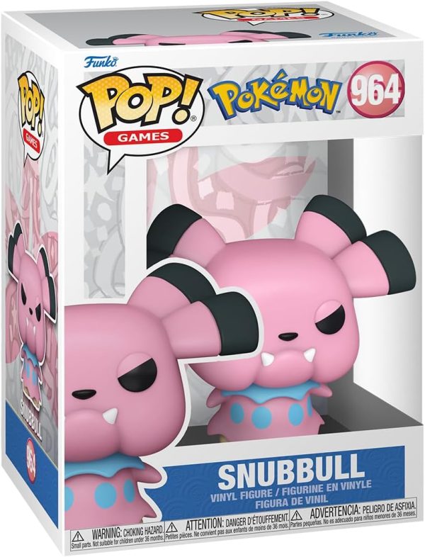 Funko Pop Games: Pokemon - Snubbull - Collectable Vinyl Figure - Gift Idea - Official Merchandise - Toys for Kids & Adults - Video Games Fans - Model Figure for Collectors and Display