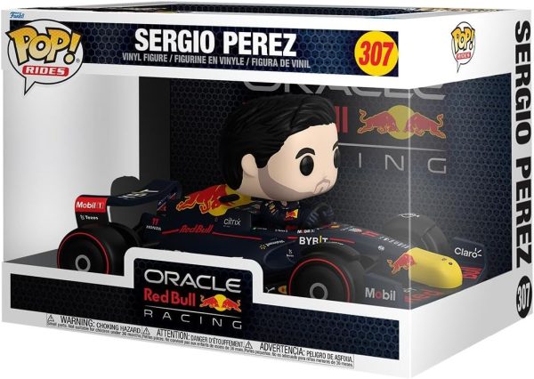 Funko POP! Ride Super Deluxe: Formula 1- Sergio Perez - Red Bull F1 - Collectable Vinyl Figure - Gift Idea - Official Merchandise - for Kids & Adults - Sports Fans - Model Figure for Collectors