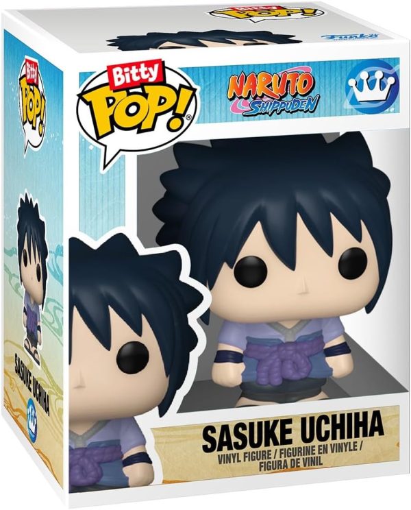 Funko Pop! Bitty: Naruto Shippuden - Kakashi. Sakura. Sasuke. and Chase Mini Figure - 0.9 Inch (2.2 Cm) - Anime Collectable - Gift Idea - Stackable Display Shelf Included