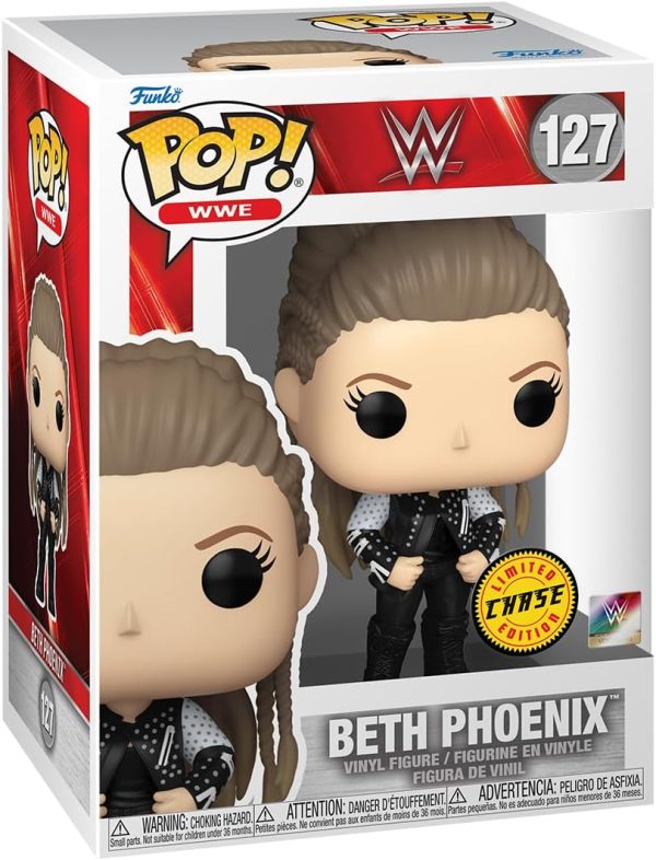 Funko Pop WWE: Beth Phoenix - 1/6 Odds for Rare Chase Variant - Collectable Vinyl Figure - Gift Idea - Official Merchandise - Toys for Kids & Adults - Sports Fans - Model Figure for Collectors
