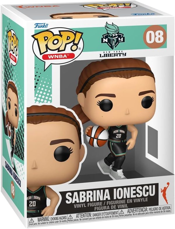 Funko Pop! WNBA: New York Liberty - Sabrina Ionescu - Collectable Vinyl Figure - Gift Idea - Official Merchandise - Toys for Kids & Adults - Sports Fans - Model Figure for Collectors and Display