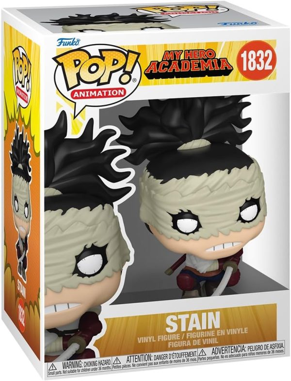 Funko Pop Animation: My Hero Academia - Stain - (Chizome Akaguro) - Collectable Vinyl Figure - Gift Idea - Official Merchandise - Toys for Kids & Adults - Anime Fans
