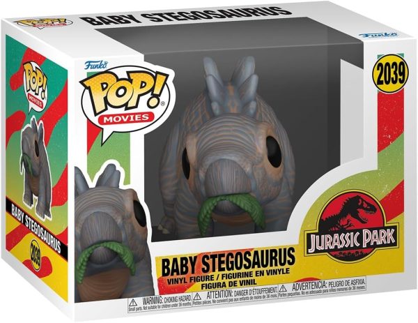 Funko Pop! Movies: Jurassic Park - Baby Stegosaurus - Collectable Vinyl Figure - Gift Idea - Official Merchandise - Toys for Kids & Adults - Action/Adventure Fans - Model Figure for Collectors