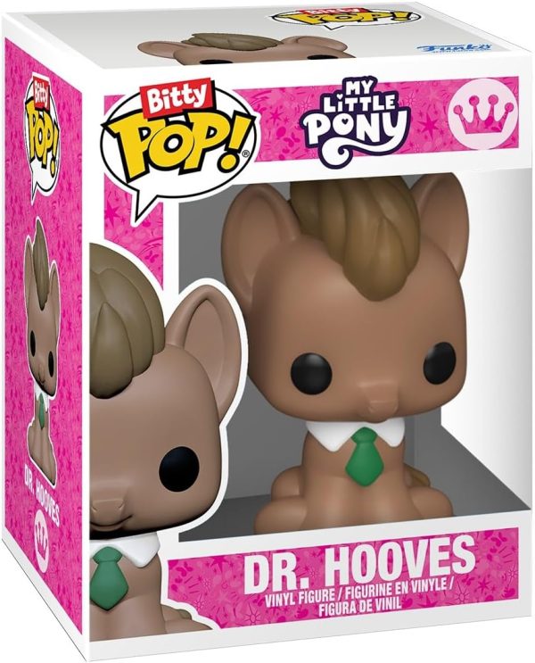 Funko Pop! Bitty: My Little Pony - Twilight Sparkle. Fluttershy. Discord. and Dr. Hooves - 0.9 Inch (2.2 Cm) - Cartoon Collectable - Gift Idea - Stackable Display Shelf Included