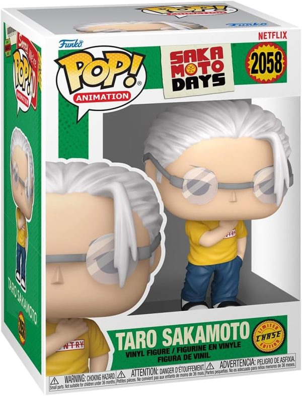 Funko Pop! Animation: Sakamoto Days - Taro Sakamoto - 1/6 Odds for Rare Chase Variant - Collectable Vinyl Figure - Gift Idea - Official Merchandise - Toys for Kids & Adults - Anime Fans