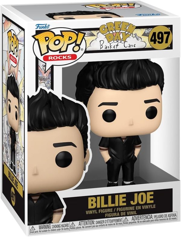 Funko Pop! Rocks: Green Day - Billie Joe - (Basket Case) - Collectable Vinyl Figure - Gift Idea - Official Merchandise - Toys for Kids & Adults - Music Fans - Model Figure for Collectors