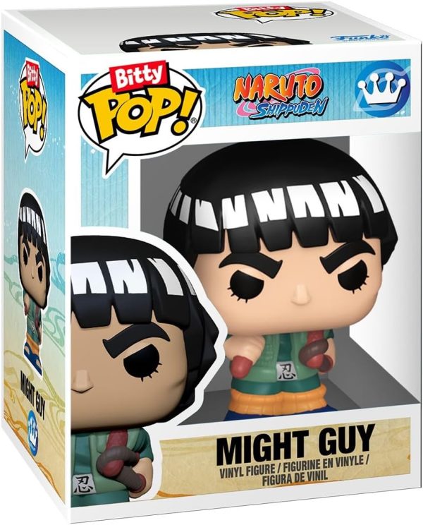 Funko Bitty Pop! Naruto Shippuden: Tenten. Madara (6th Paths). Might Guy. Itachi Uchiha. and A Surprise Mystery Mini Figure - 0.9 Inch (2.2 Cm) Collectable - Gift Idea - Cake Topper