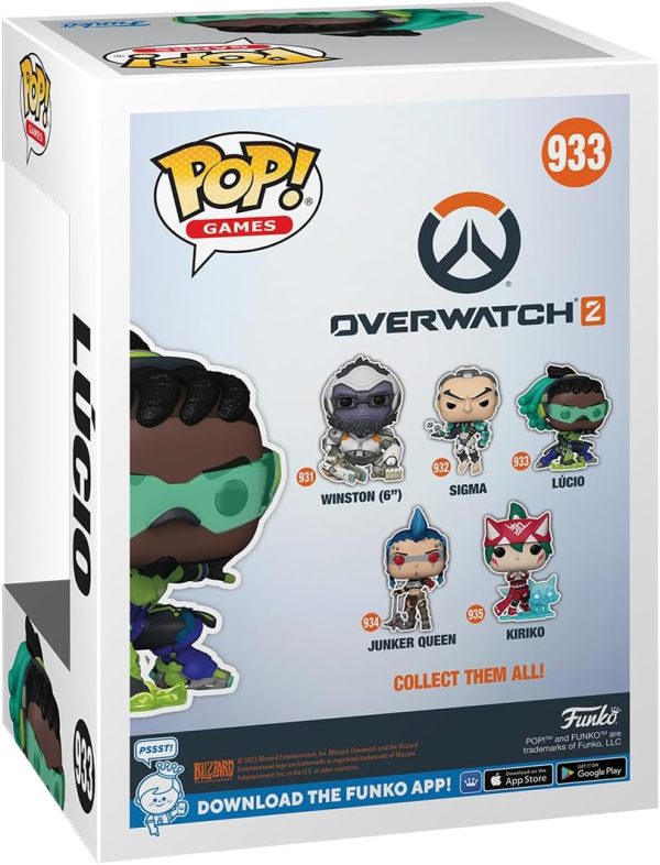 Funko POP! Games: Overwatch 2 - L??cio - Overwatch - Collectable Vinyl Figure - Gift Idea - Official Merchandise - for Kids & Adults - Video Games Fans - Model Figure for Collectors and Display