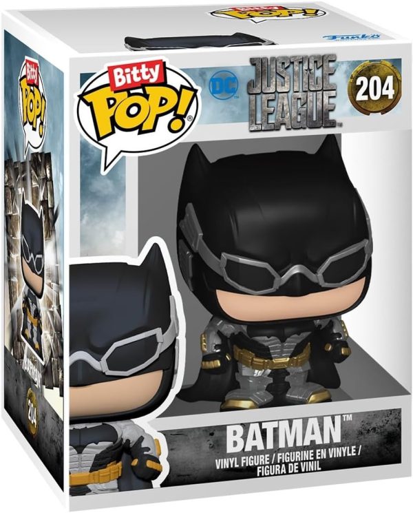 Funko Bitty POP! Batman 85th - Freeze. 4-Pack and A Surprise Mystery Mini Figure - 0.9 Inch (2.2 Cm) - DC Comics Collectable - Stackable Display Shelf Included - Gift Idea - Party Bags Stocking