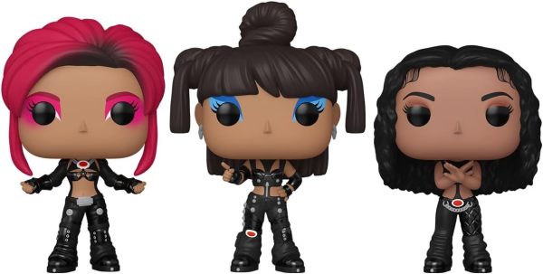 Funko POP! Rocks: TLC - T-Boz. Left Eye. Chilli 3-Pack - Collectable Vinyl Figure - Gift Idea - Official Merchandise - for Kids & Adults - Music Fans - Model Figure for Collectors and Display