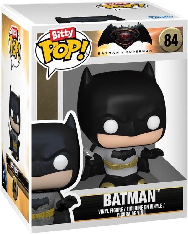 Funko Bitty POP! Batman 85th - Catwoman. 4-Pack and A Surprise Mystery Mini Figure - 0.9 Inch (2.2 Cm) - DC Comics Collectable - Stackable Display Shelf Included - Gift Idea - Party Bags Stocking