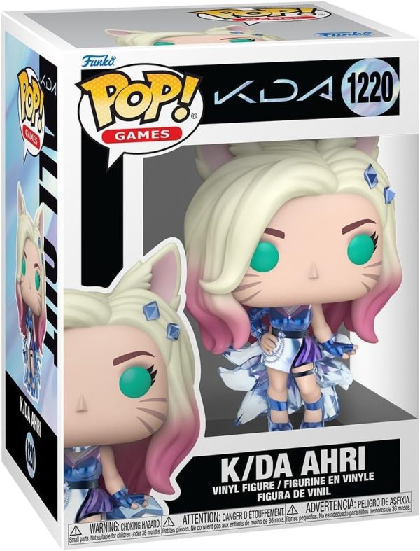 Funko Pop! Games: League of Legends - K/DA Ahri - Collectable Vinyl Figure - Gift Idea - Official Merchandise - Toys for Kids & Adults - Video Games Fans - Model Figure for Collectors