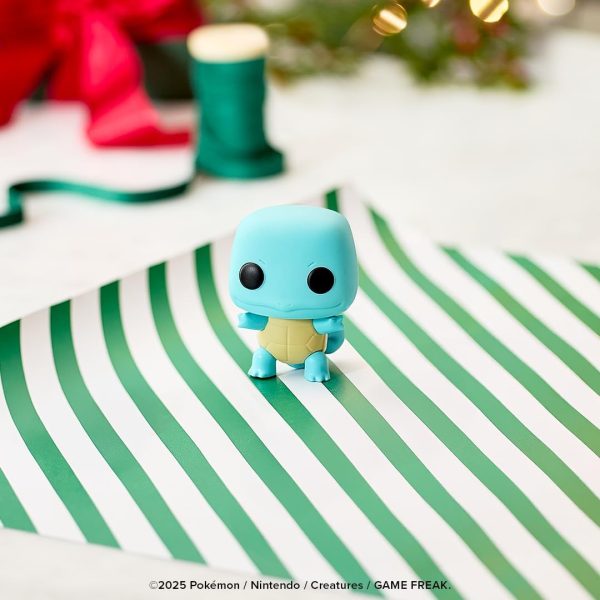 Funko Pop! Bitty: Pokemon - Squirtle. Eevee. Growlithe. and Psyduck - 0.9 Inch (2.2 Cm) Collectable - Stackable Display Shelf Included - Gift Idea - Party Bags Stocking