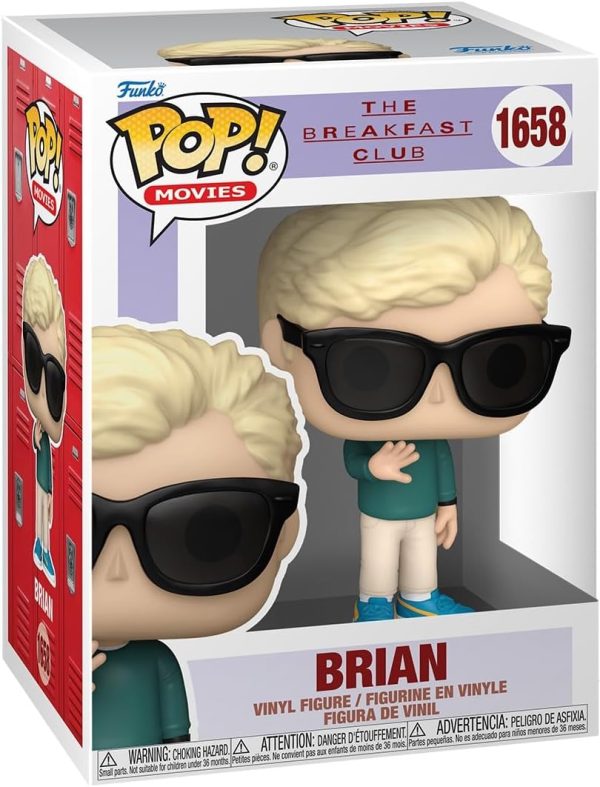 Funko Pop Movies: The Breakfast Club - Brian Johnson - Collectable Vinyl Figure - Gift Idea - Official Merchandise - Toys for Kids & Adults - Comedy Fans - Model Figure for Collectors and Display