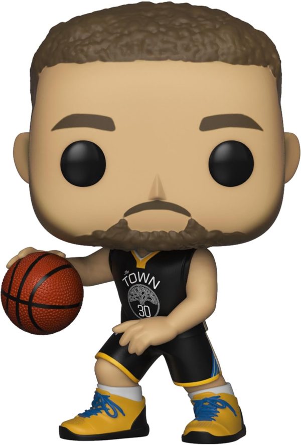 Funko Pop NBA: Warriors - Stephen Curry. One Size - Collectable Vinyl Figure - Gift Idea - Official Merchandise - Toys for Kids & Adults - Sports Fans - Model Figure for Collectors and Display