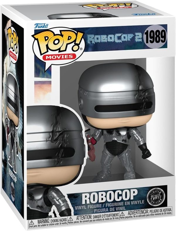 Funko Pop! Movies: Robocop - 1/6 Odds for Rare Chase Variant - Collectable Vinyl Figure - Gift Idea - Official Merchandise - Toys for Kids & Adults - Movies Fans