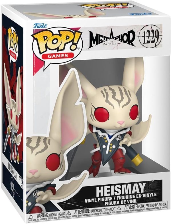 Funko Pop! Games: Metaphor: ReFantasio - Heismay - Collectable Vinyl Figure - Gift Idea - Official Merchandise - Toys for Kids & Adults - Video Games Fans - Model Figure for Collectors