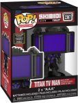 Funko Pop! SFX: Skibidi Toilet - Titan TV man - Collectable Vinyl Figure - Gift Idea - Official Merchandise - Toys for Kids & Adults - Horror Fans - Model Figure for Collectors and Display