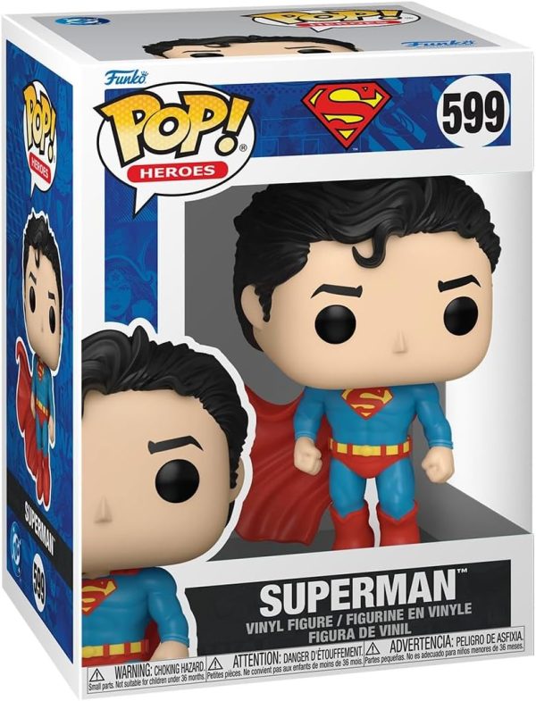 Funko Pop! Heroes: DC New Classics - Superman - Collectable Vinyl Figure - Gift Idea - Official Merchandise - Toys for Kids & Adults - DC Comics Fans - Model Figure for Collectors and Display