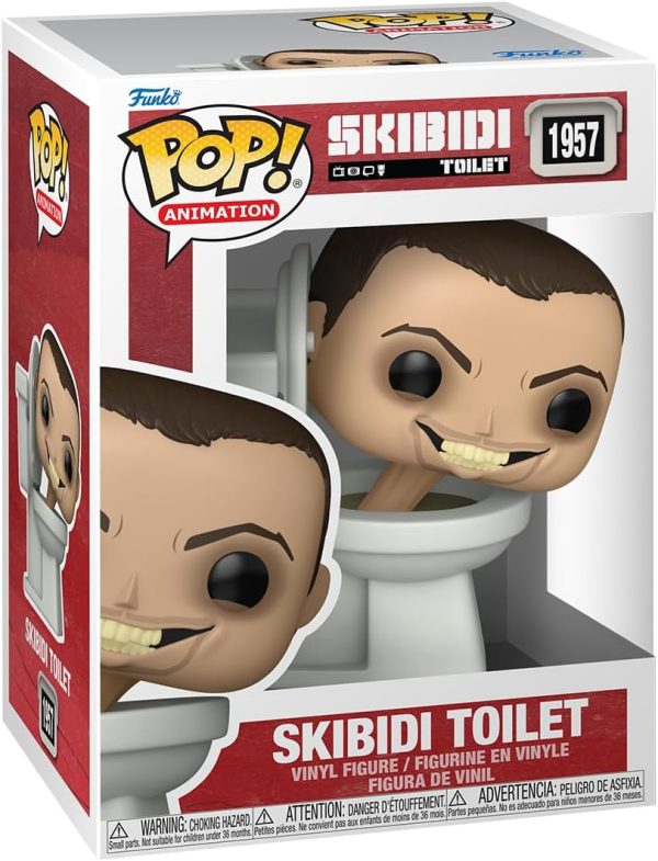 Funko Pop! Vinyl: Skibidi Toilet - Skibidi Toilet - Collectable Vinyl Figure - Gift Idea - Official Merchandise - Toys for Kids & Adults - Model Figure for Collectors and Display