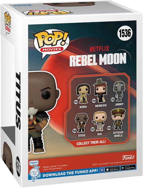 Funko POP! Movies: Rebel Moon - Titus - Collectable Vinyl Figure - Gift Idea - Official Merchandise - for Kids & Adults - Movies Fans - Model Figure for Collectors and Display