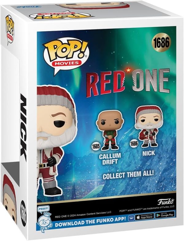 Funko POP Movies: Red One - Nick - Collectable Vinyl Figure - Gift Idea - Official Merchandise - for Kids & Adults - Movies Fans - Model Figure for Collectors and Display