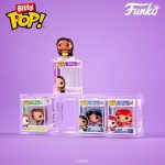 Funko Bitty Pop Disney Princesses - Cinderella. Snow White. Aurora and A Surprise Mystery Mini Figure - 0.9 Inch (2.2 Cm) Collectable - Stackable Display Shelf Included - Gift Idea