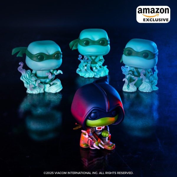 Funko Pop! Comics: Teenage Mutant Ninja Turtles (TMNT) The Last Ronin- Michelangelo - Brothers. 4-Pack - TMNT Comics - Amazon Exclusive - Collectable Vinyl Figure - Gift Idea - Official Merchandise