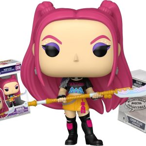 Funko Kpop Demon Hunters Mira with Gok-do Curved Moon Sword + ToyBop Protector: Pop! TV Animation Vinyl Figure (Bundled with Pop Protector Collector Case Gift Set)