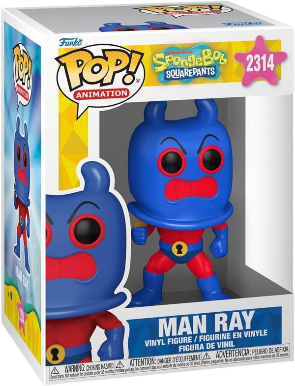 Funko Pop! Animation: Spongebob Squarepants - Man Ray - Collectable Vinyl Figure - Gift Idea - Official Merchandise - Toys for Kids & Adults - Cartoon/Animation Fans