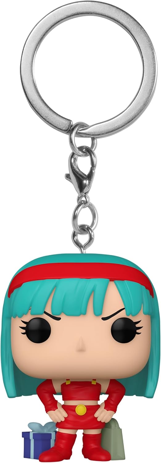 Funko POP! Keychain: DBGT - Bulla - Dragon Ball Novelty Keyring - Collectable Mini Figure - Stocking Filler - Gift Idea - Official Merchandise - Anime Fans - Backpack Decor