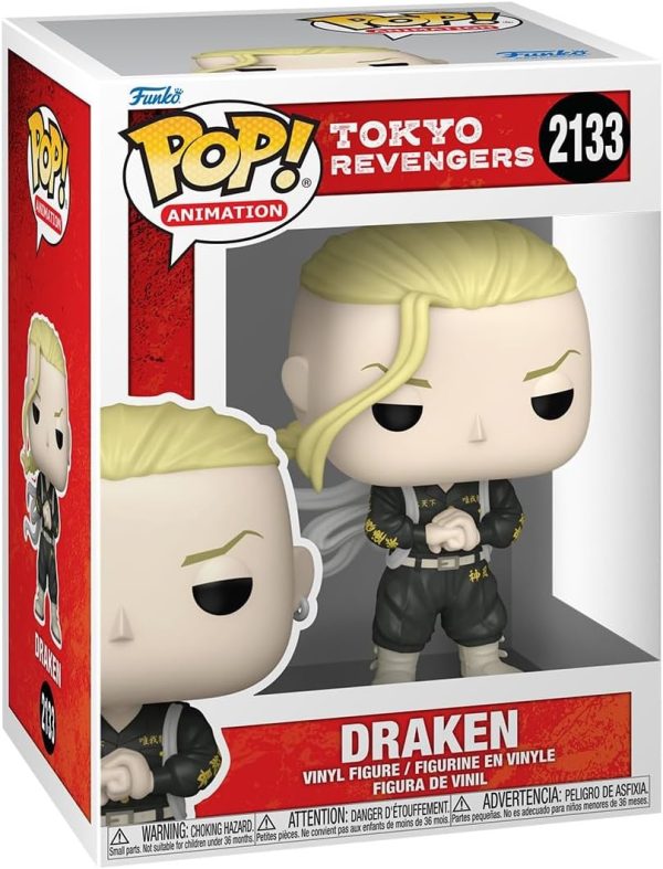 Funko Pop! Animation: Tokyo Revengers - Draken - Collectable Vinyl Figure - Gift Idea - Official Merchandise - Toys for Kids & Adults - Anime Fans - Model Figure for Collectors and Display