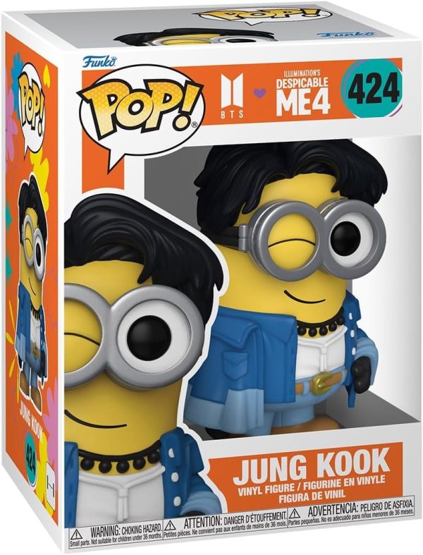 Funko POP! Rocks: Minions X BTS - Jungkook - Jung Kook - BTS + Minions - Collectable Vinyl Figure - Gift Idea - Official Merchandise - for Kids & Adults - Movies. Music Fans