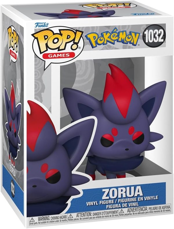 Funko Pop Games: Pokemon - Zorua - Collectable Vinyl Figure - Gift Idea - Official Merchandise - Toys for Kids & Adults - Video Games Fans - Model Figure for Collectors and Display