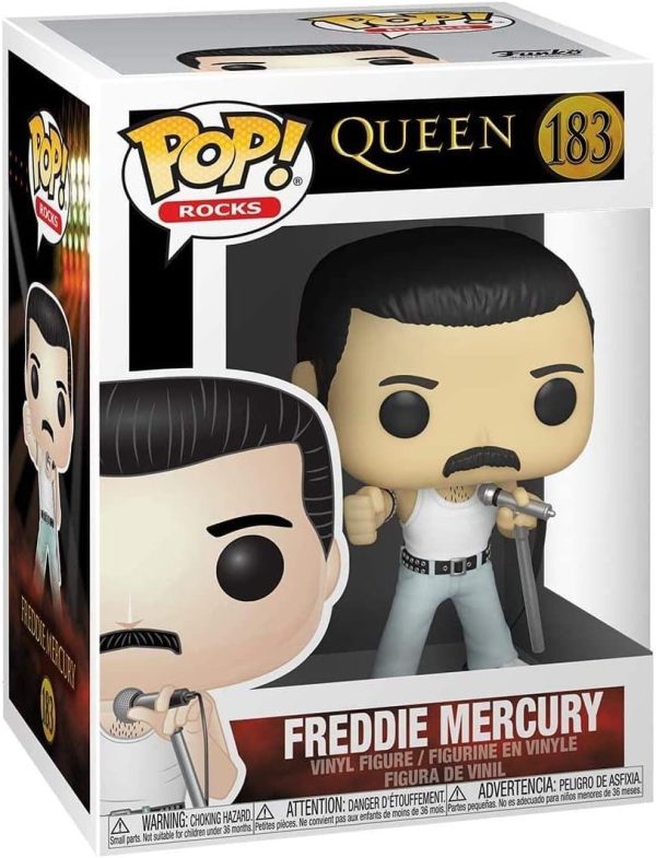 Funko POP Pop! Rocks: Queen - Freddie Mercury Radio Gaga 1985. Multicolor. 3.75 inches