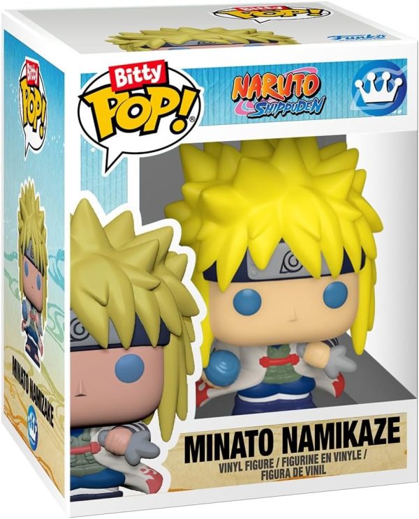Funko Pop! Bitty: Naruto Shippuden - Minato Namikaze. Orochimaru. Tsunade. and Jiraiya - 0.9 Inch (2.2 Cm) - Anime Collectable - Gift Idea - Stackable Display Shelf Included